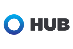 hub international logo on homepage